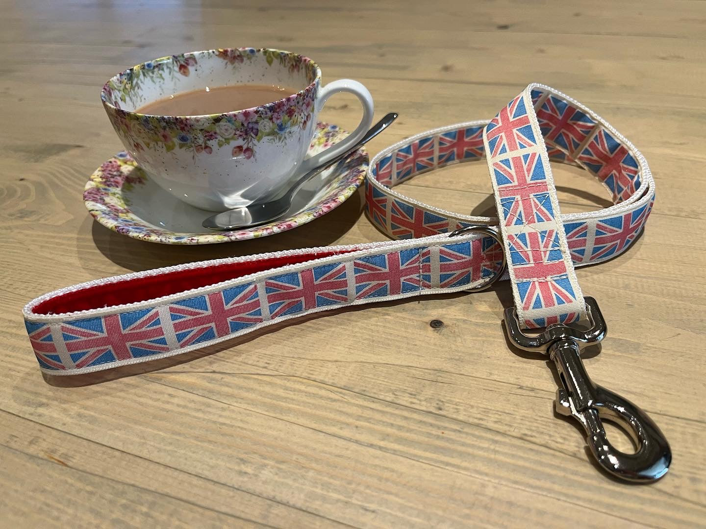 Union Jack Vintage Wash Dog Lead