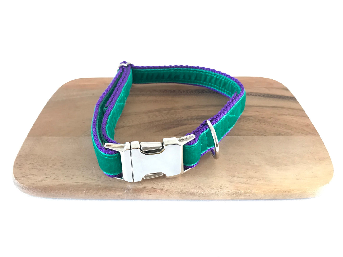 Emerald Green Velvet Dog Collar